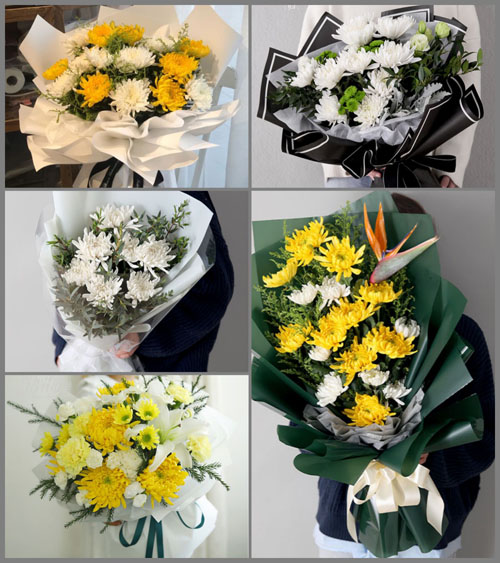 四川绵阳三台县永明镇白事花束代送